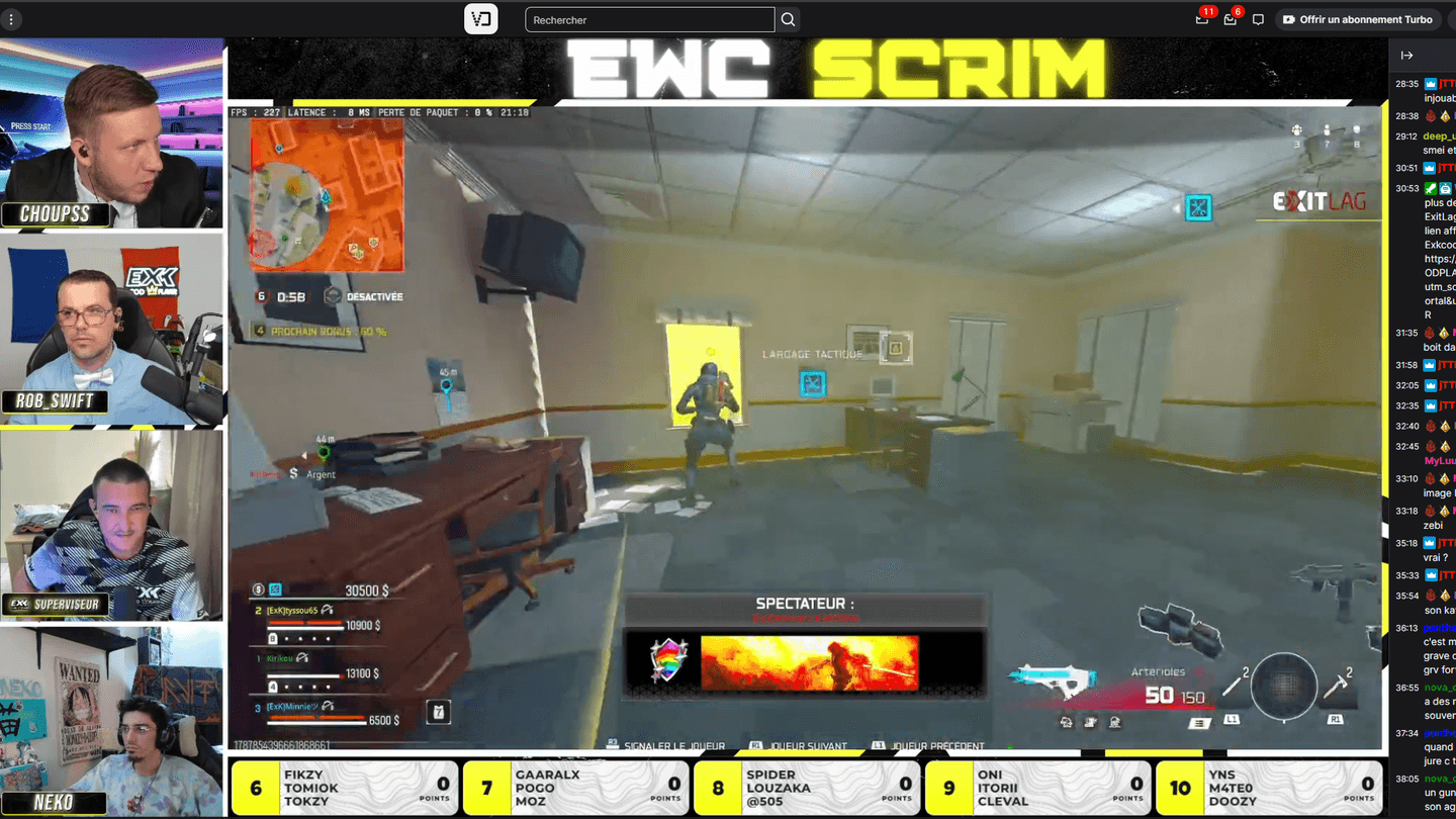 Scène live Twitch — ExKcodplayer
