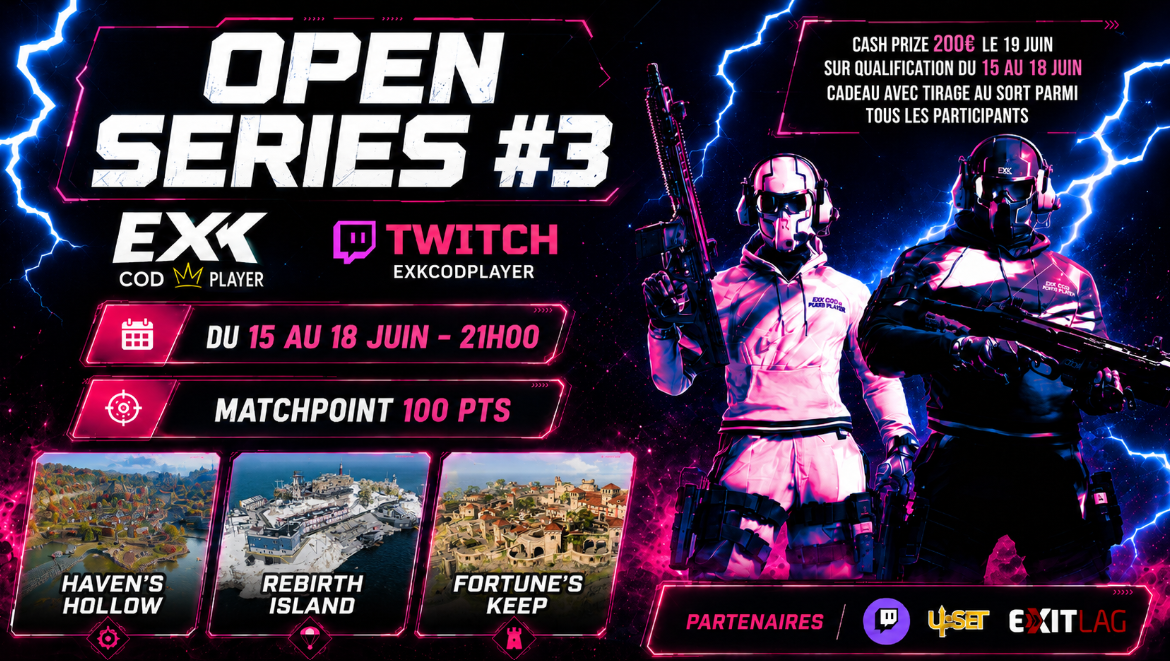 Affiche Open Series — ExKcodplayer
