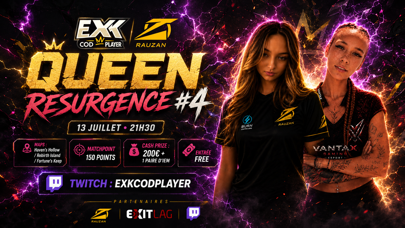 Affiche Queen Resurgence — ExKcodplayer