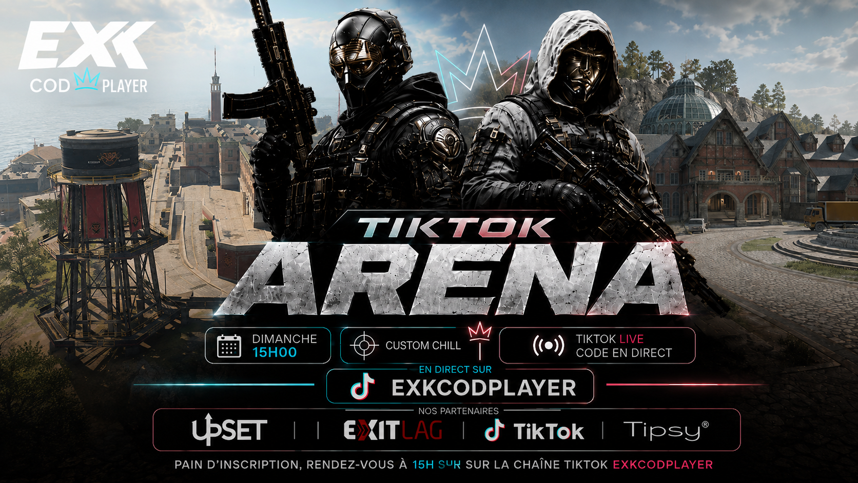 Affiche TikTok Arena — ExKcodplayer