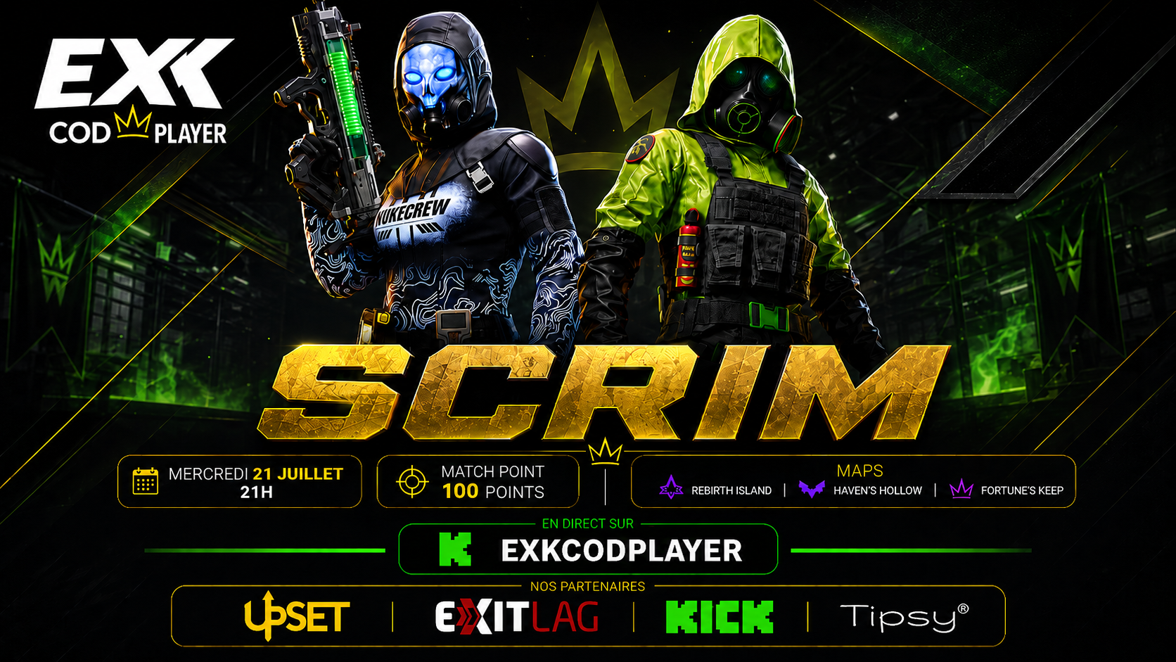 Affiche Kick Scrim #3